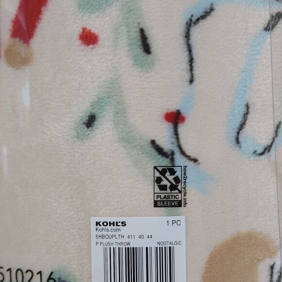 The Big One Nostalgic Plush Throw Oversized Soft Blanket 5ft X 6ft - Picture 6 of 9